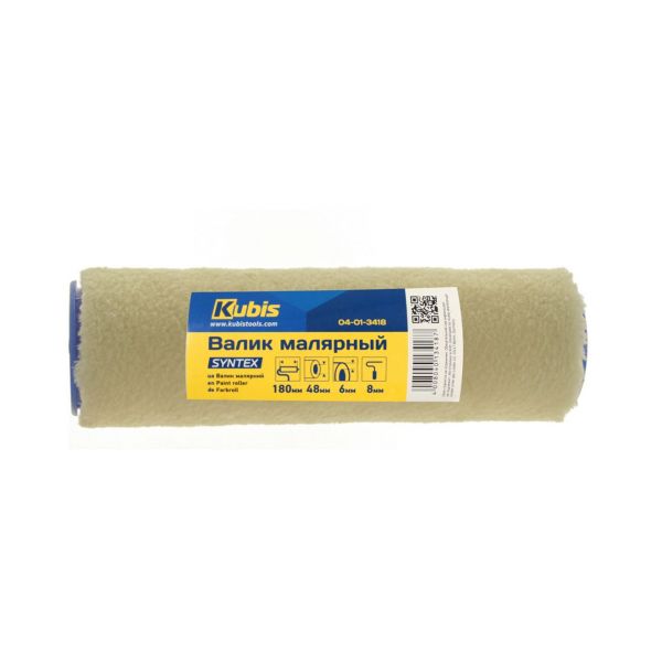 Валик малярный VELOUR 48/180/6 мм, d 8мм 