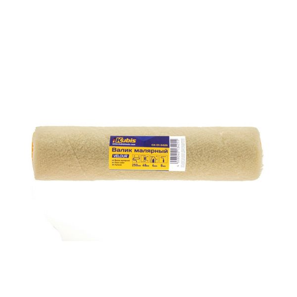 Валик малярный VELOUR 48/250/6 мм, d 8мм