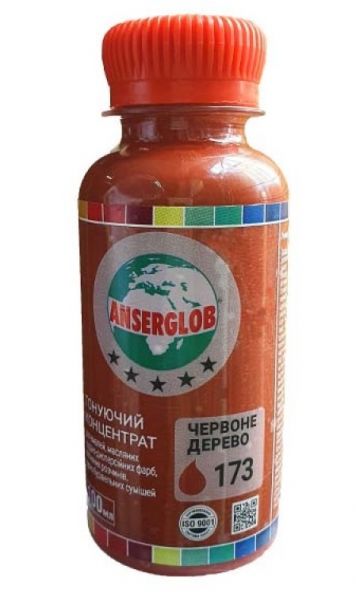Тонирующий концентр Anserglob №173 красное дерево 0,1л