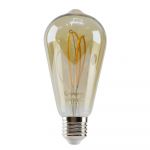 Лампа LED VELMAX V-FILAMENT-AMBER-ST64-ПЕТЛЯ, 4W, E27, 2700K, 300LM