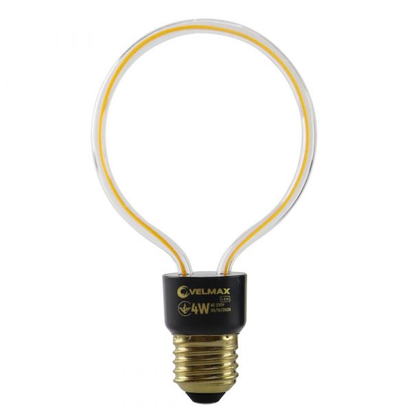 Лампа LED VELMAX V-FILAMENT-DECOR-ГРУША, 4W, E27, 2700K, 260LM