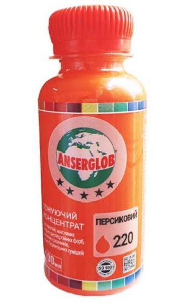 Тонирующий концентр Anserglob №220 персиковый 0,1л