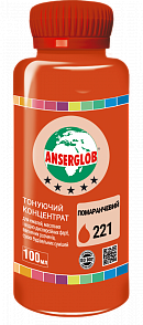 Тонирующий концентр Anserglob №221 оранжевый 0,1л