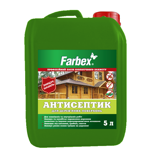 Антисептик для деревянных поверхностей Farbex