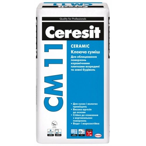 Клей для плитки Ceresit СМ-11 27кг