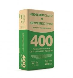 Цемент ПЦ II/Б-Ш-400 Кривой Рог (25кг) 