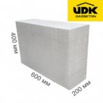 Газобетон UDK 400*200*600 (1,92м3/пал)