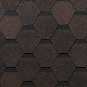 Битумная черепица Shinglas Оптима коричневая 3м.кв/уп