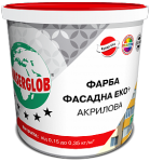 Краска фасадная ЕКО+ акриловая ANSERGLOB, 14кг