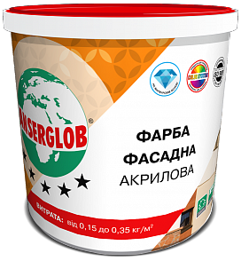 Краска фасадная акриловая ANSERGLOB, 4,2кг