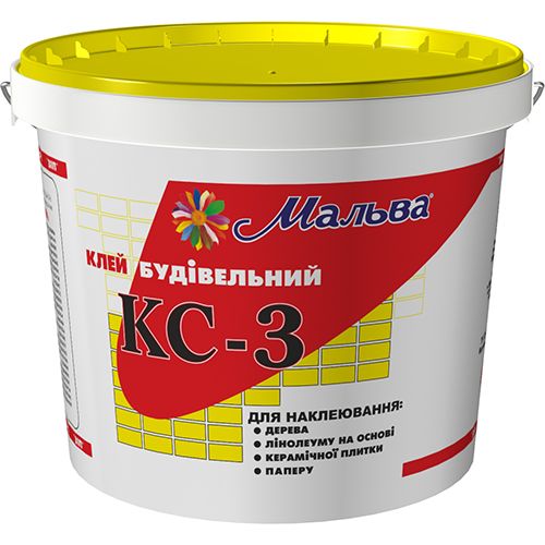 Клей строительный КС-3, 3,0кг Мальва