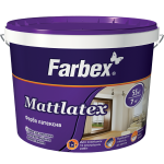 Краска латексная для внешний и внутренних работ Mattlatex, белая матовая