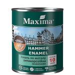 Эмаль антикоррозионная по металлу 3 в 1, молотковая Maxima
