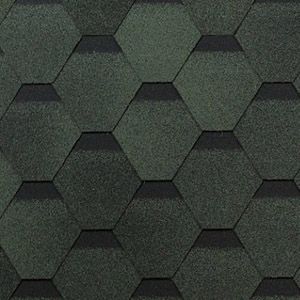 Битумная черепица Shinglas Оптима зелёная 3м.кв/уп